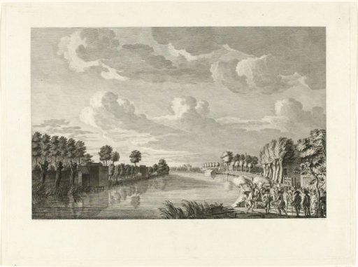 Attack at Ouderkerk aan de Amstel at the Binnen-Bullewijk, 1787