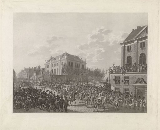 Entry of Louis Napoleon into Amsterdam, 1808