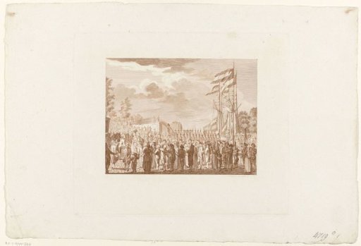 Arrival of the Prince and Princess of Orange in Middelburg, 1786