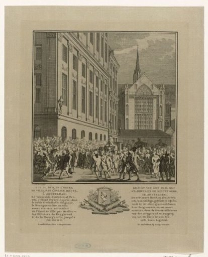 Acclamation of Hendrik Danielsz. Hooft on the Dam, 1787