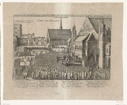 The beheading of Johan van Oldenbarnevelt, 1619