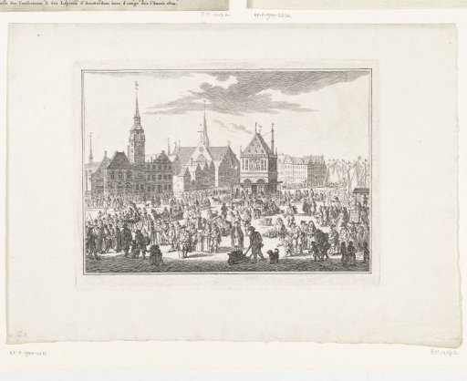 Lepers' procession on Koppermaandag in Amsterdam, 1604