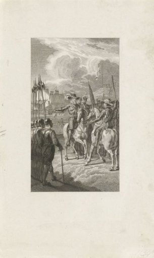 The sixteen-year-old Frederick Henry as army leader before the battle of Nieuwpoort