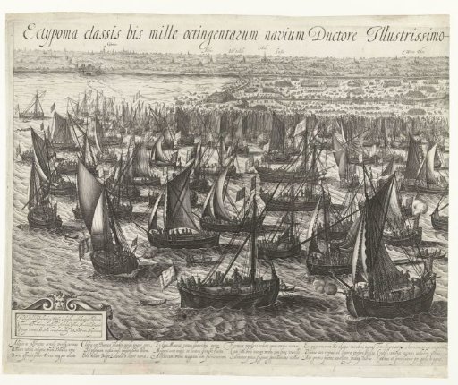 The fleet landing at Philippine (left sheet), 1600