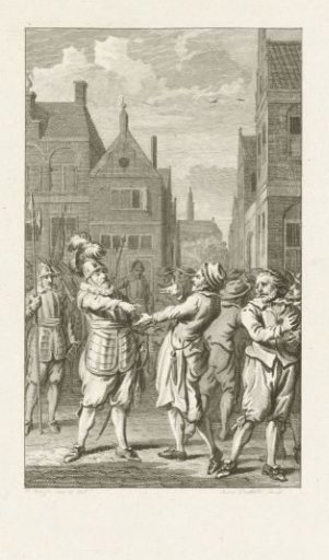 Brave answer of captain Johan van den Kornput, the defender of Steenwijk, 1580