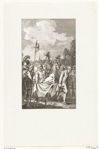 Louis of Nassau Leaves Bergen on a Litter, 1572