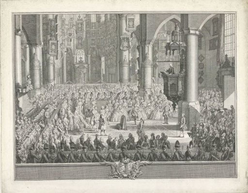 Marriage of Charles Christian of Nassau-Weilburg with Princess Carolina, 1760