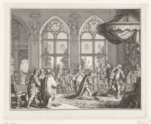 Abdication of Emperor Charles V, 1555