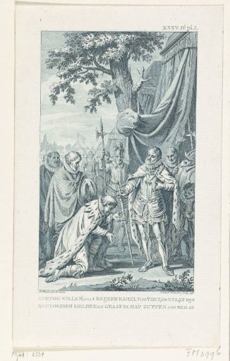 William II of Guelders Submits to Emperor Charles V, 1543