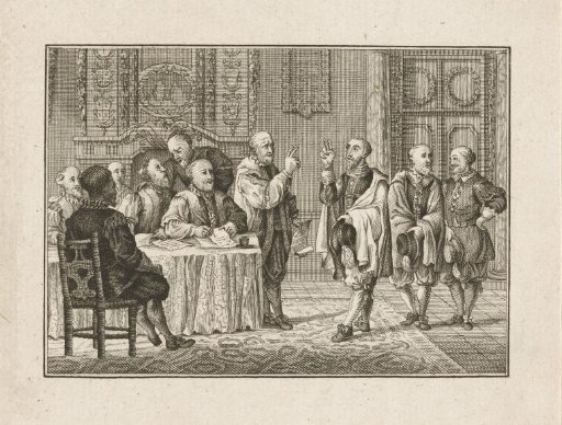 Mayor Joost Buyck of Amsterdam Administers the Oath to Philip II, 1549