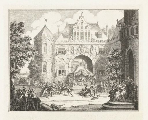 Count Floris IV Killed During a Joust, 1234