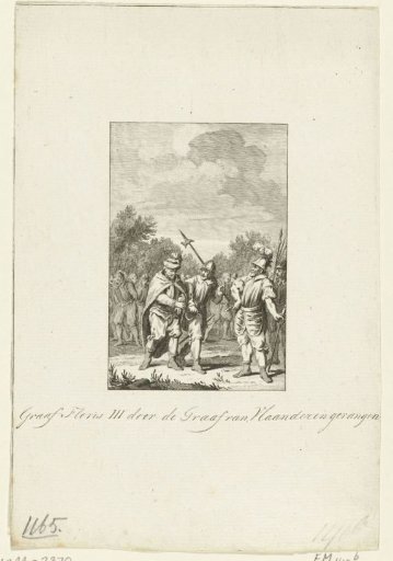 Count Floris III Captured by the Count of Flanders, 1165
