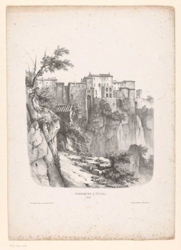 View of Tivoli with the Waterfalls
