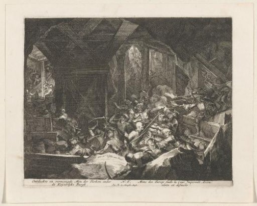 Habsburgs Expel Turkish Besiegers from the Tunnels Under the Imperial Fortress