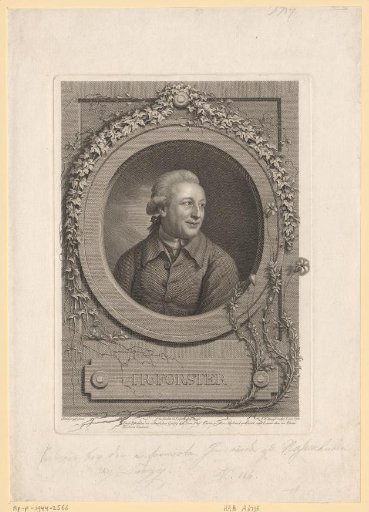 Portrait of Johann Reinhold Forster