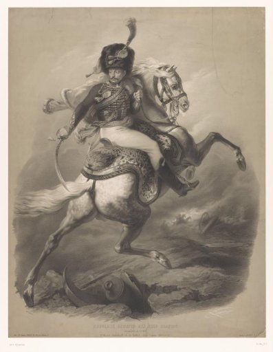 Attacking officer on horseback