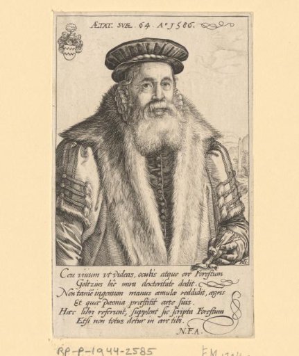 Portrait of Pieter van Foreest at the age of 64