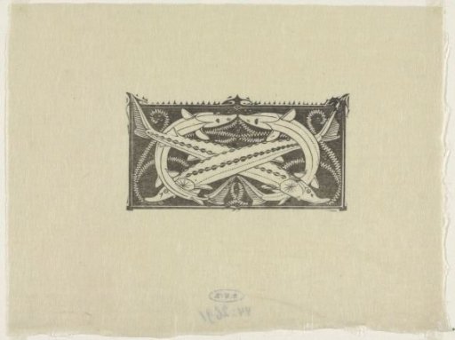 Headpiece with eels in 'Art and Society'