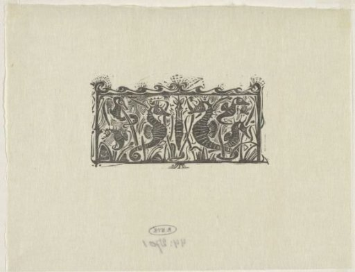 Headpiece with seahorses in 'Art and Society'