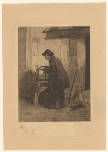 Scissors Grinder at Work