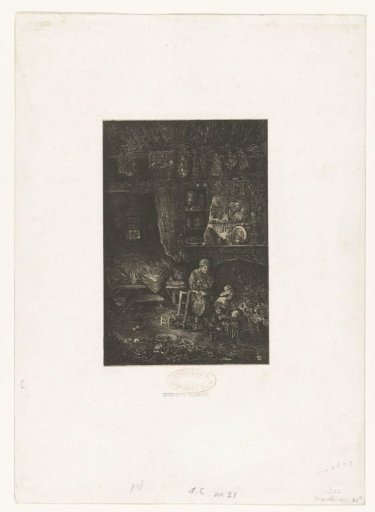 Interior with Peasant Family