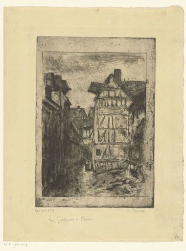 The Rue Géricault in Rouen
