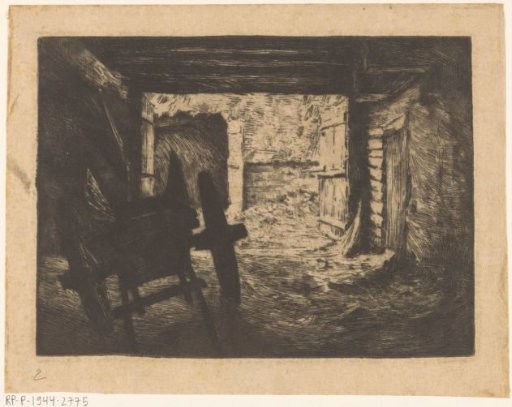 Barn with cart