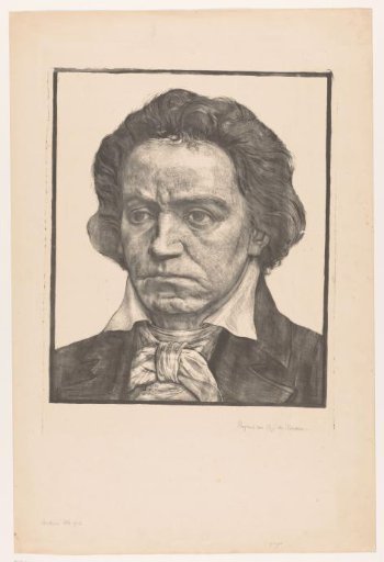 Portrait of Ludwig van Beethoven
