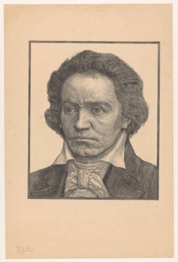 Portrait of Ludwig van Beethoven