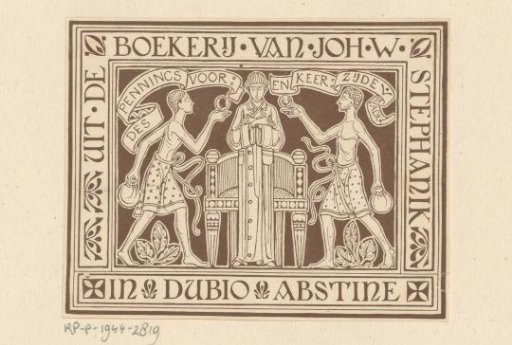 Ex libris of Joh. W. Stephanik