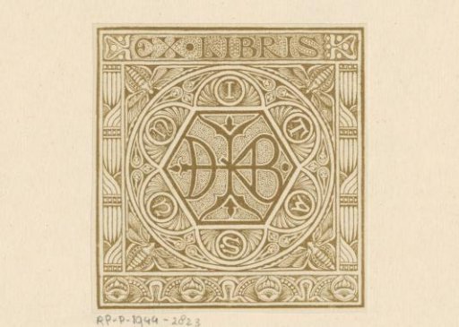 Ex libris of Jo Derkinderen-Besier
