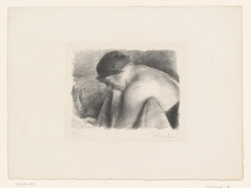 Kneeling Woman Reading