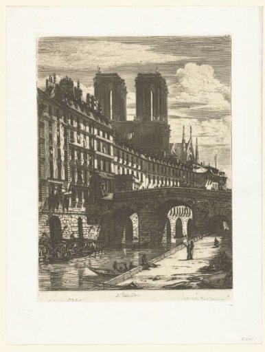 The Petit Pont over the Seine in Paris