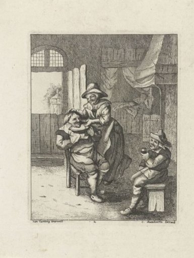 Peasants in an interior