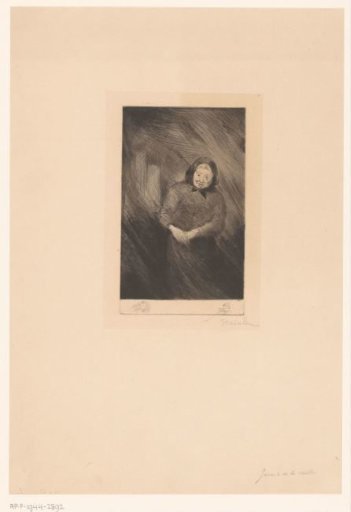 Old woman with headscarf