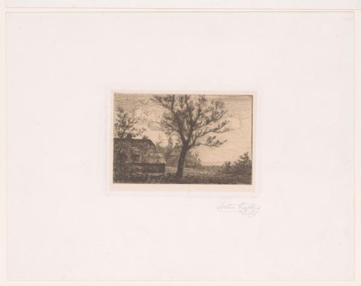 Landscape with Two Farmhouses