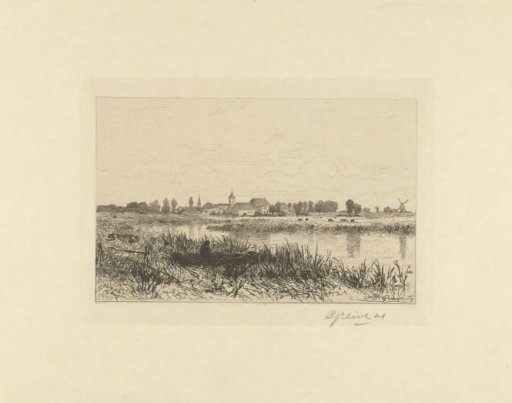 View of a river near Bemmel