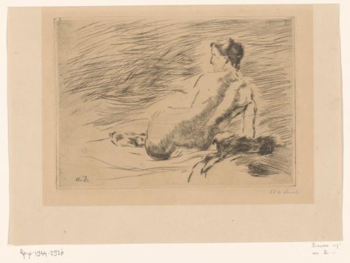 Reclining nude woman