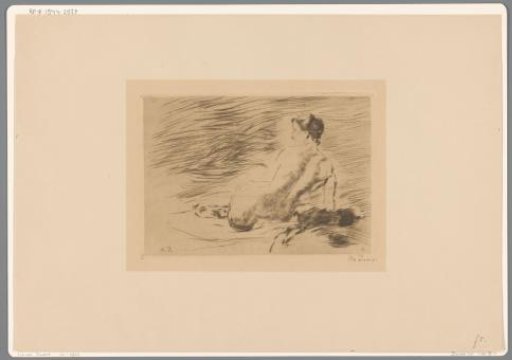 Reclining nude woman
