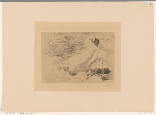 Reclining nude woman