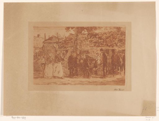 Peasants at a village market