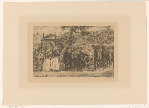 Peasants at a village market