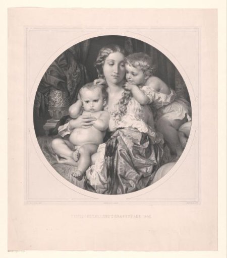 Mother with Two Children