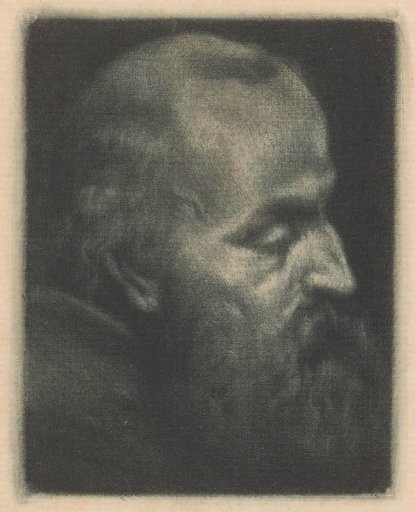 Man with beard in profile