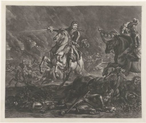 A General Giving Instructions During a Cavalry Fight