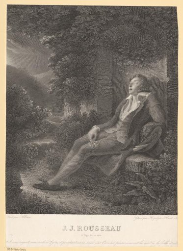 Portrait of Jean-Jacques Rousseau at the Age of 22