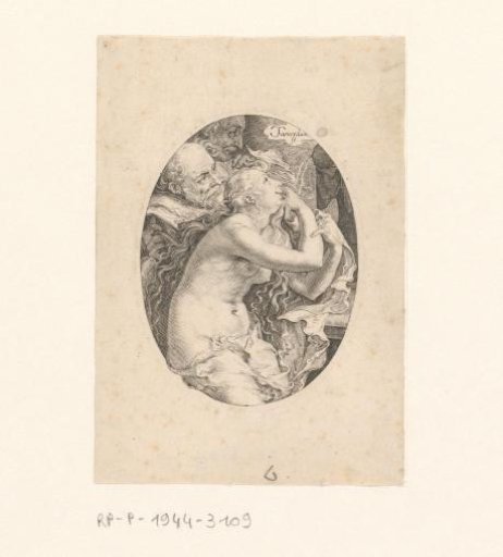 Susanna and the Elders in an Oval