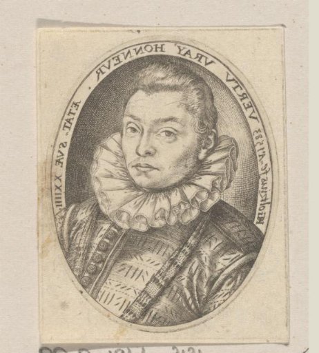 Portrait of a Young Man at the age of 24, possibly Jan Dircksz. Schatter or Erasmus Vollevens
