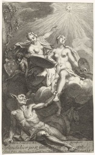 Allegorical representation with the personification of painting