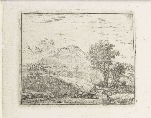Italianate Landscape with Shepherd and Dog
